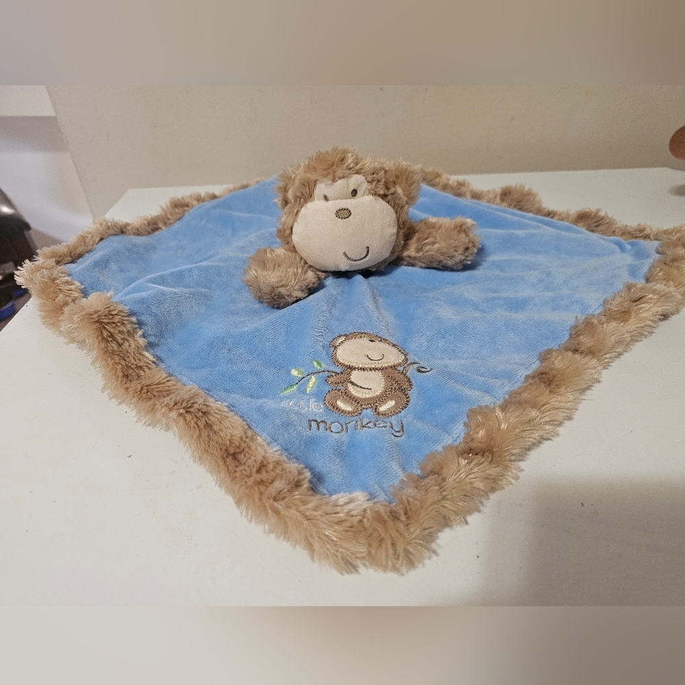 Baby Starters Plush 17"  Security Blanket Little Monkey